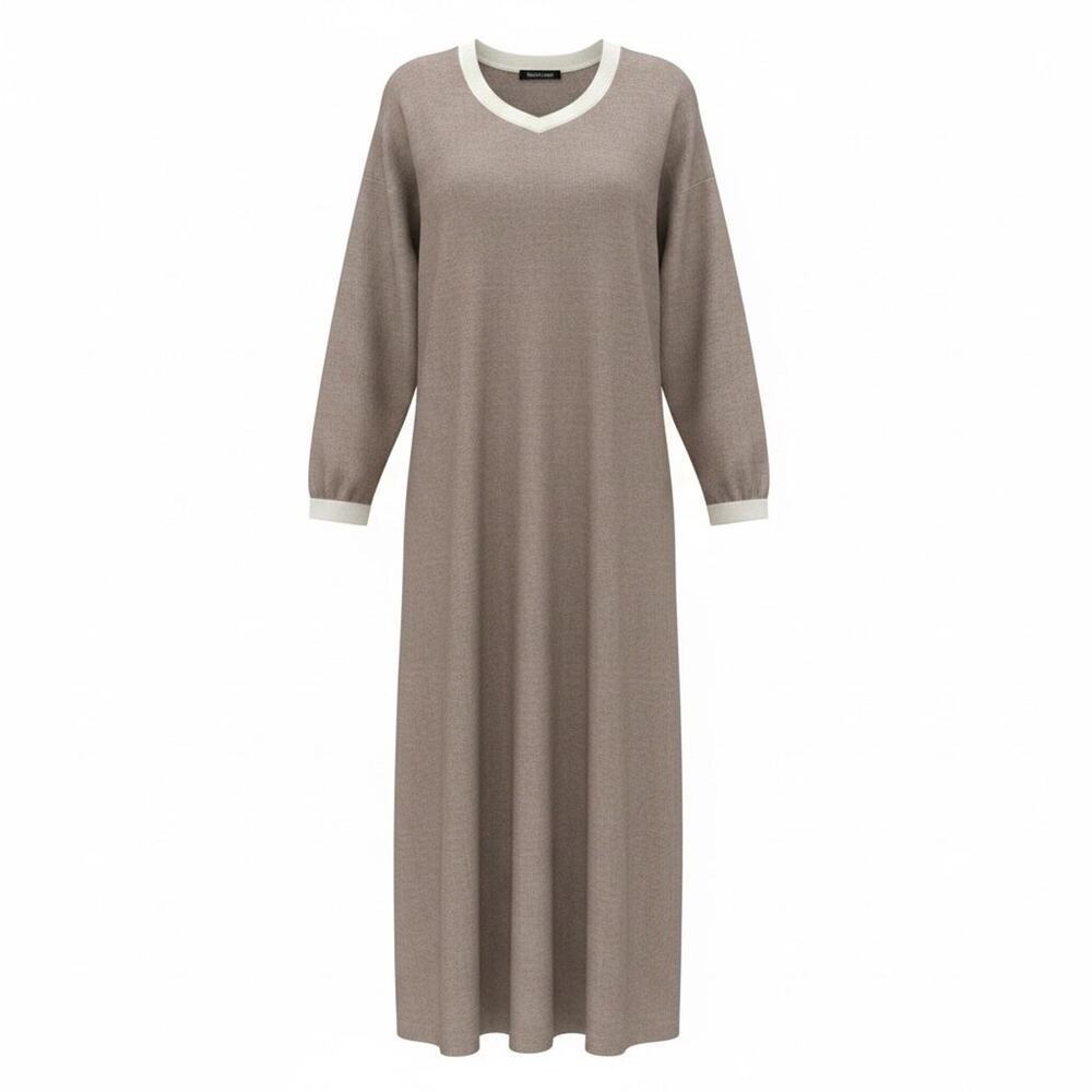 Hanro V-Neck Cotton Nightgown SZ XS